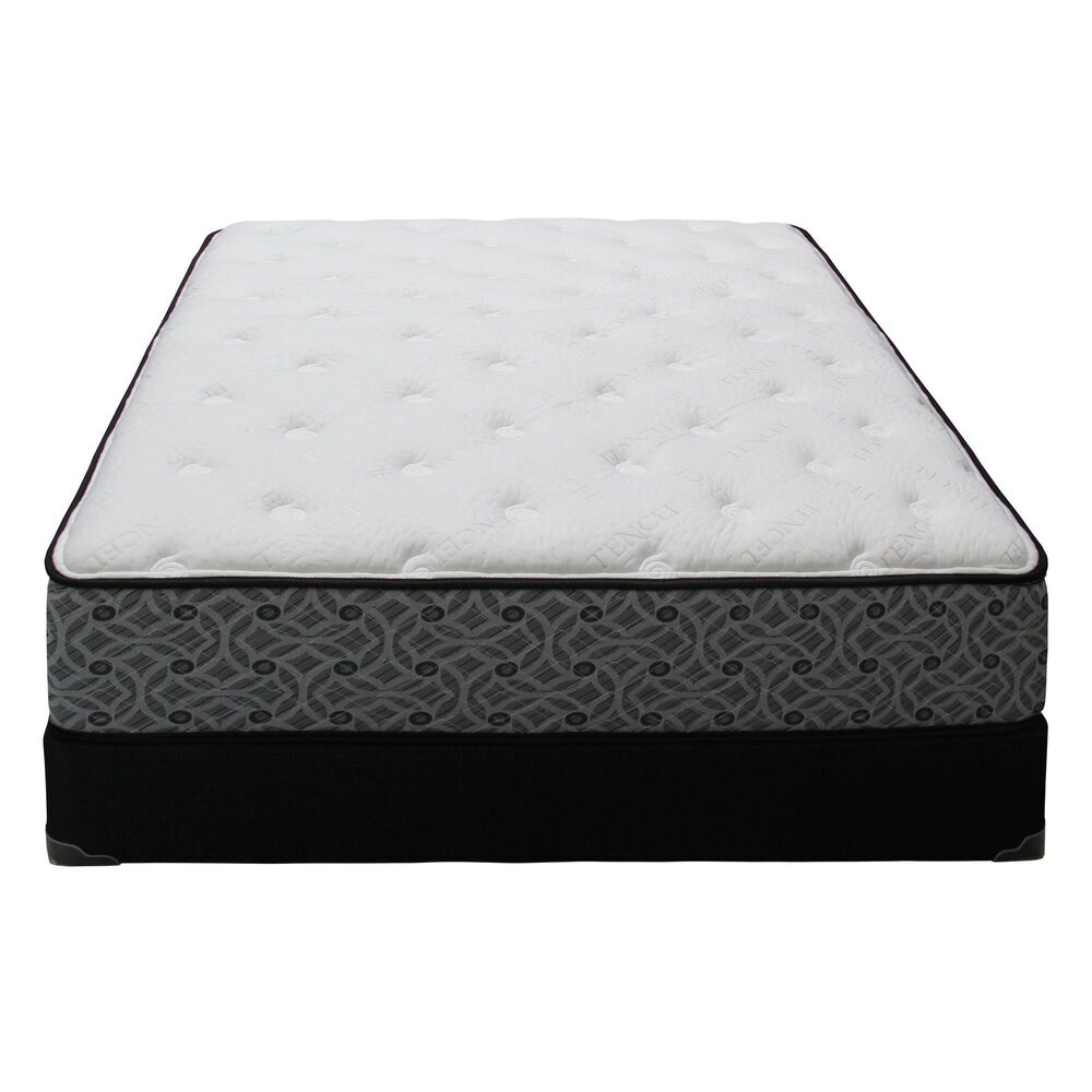 Sleeptronic Berkshire Legacy II Gel Plush Twin Mattress with Low Profile Box Spring, , large
