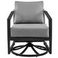 Blue River Aileen Patio Swivel Lounge Chair in Dark Grey, , large