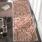 Safavieh Amsterdam AMS106B 2"3" x 8" Ivory and Terracotta Runner, , large