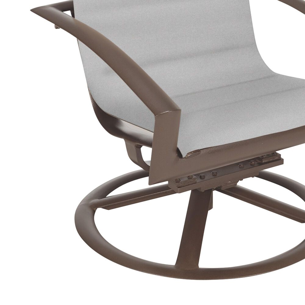 Winston Icon Patio High Back Swivel Rocker Lounge Chair in Idol Cloud and Broadway, , large