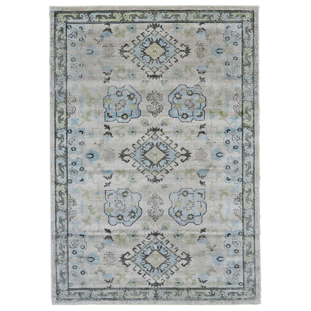 Feizy Rugs Katari 3378F 10' x 13'2" Birch and Sterling Area Rug, , large