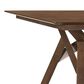 Blue River Cortina and Jackie 5-Piece Rectangle Dining Set in Walnut, , large