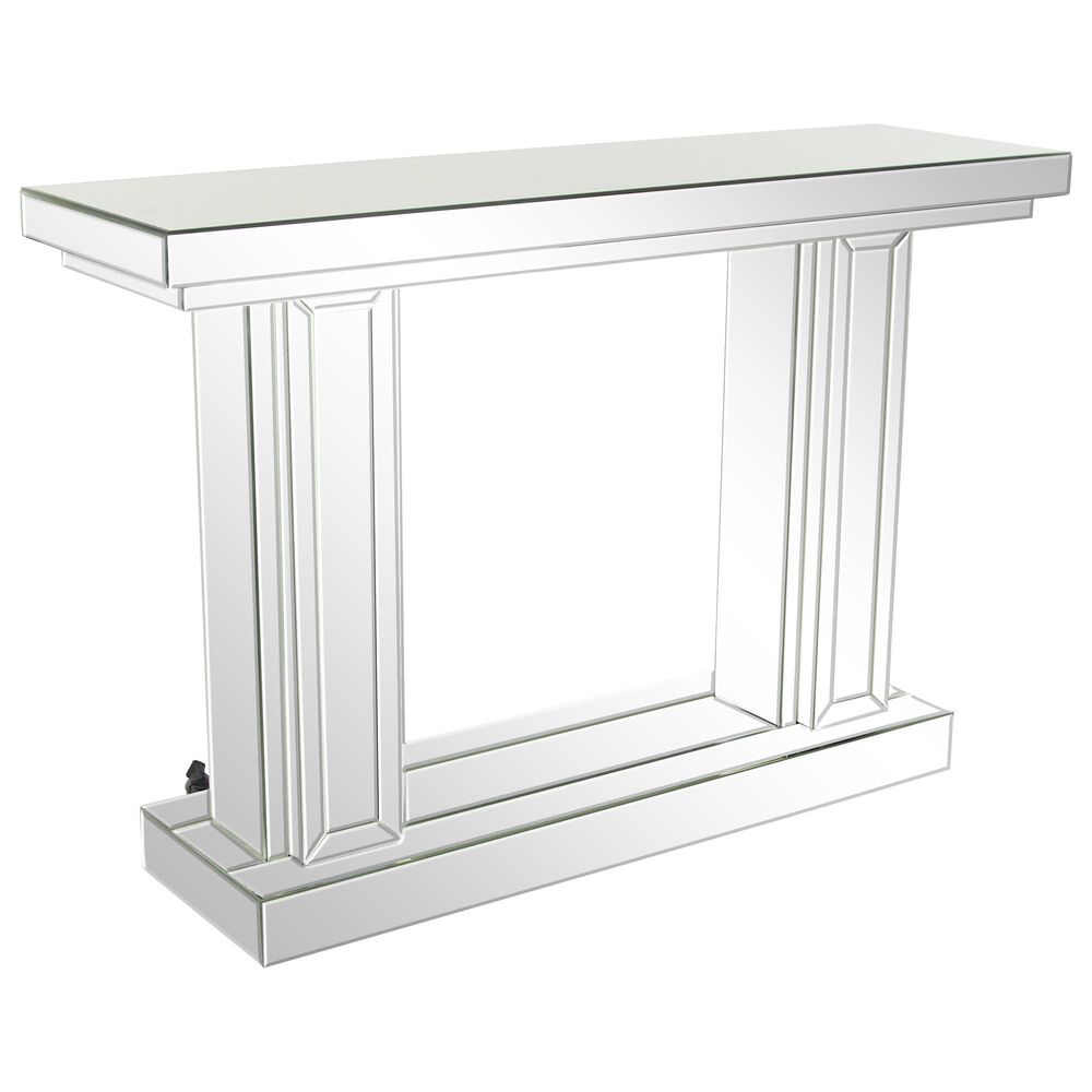 Uma Enterprises Glam Console Table in Silver, , large