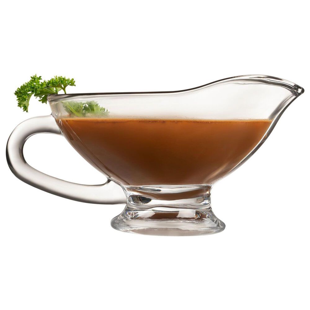 Harold Import 9 Oz Glass Gravy Boat in Clear, , large