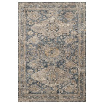 Loloi Gaia 7"10" x 10"2" Denim and Taupe Area Rug, , large