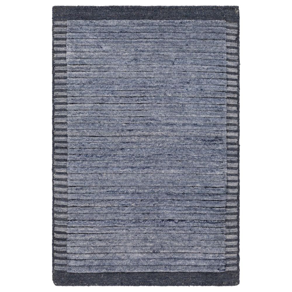 Surya Yasmin 2" x 3" Black, Navy, Denim and Ink Blue Area Rug, , large