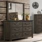 Mayberry Hill Maverick Dresser and Mirror in Grey, , large