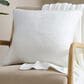 Sunday Citizen Cloud Silque 20" Square Throw Pillow in Clear White, , large