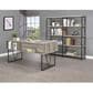 Pacific Landing Analiese Writing Desk in Gray Driftwood, , large