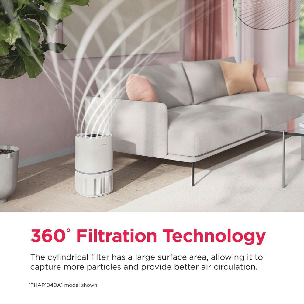 Frigidaire PureA300 XL HEPA Air Purifier with WiFi in White, , large