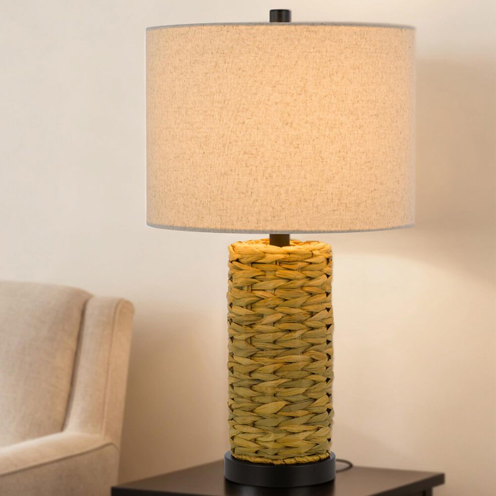Cal Lighting Boho Table Lamp in Natural, , large