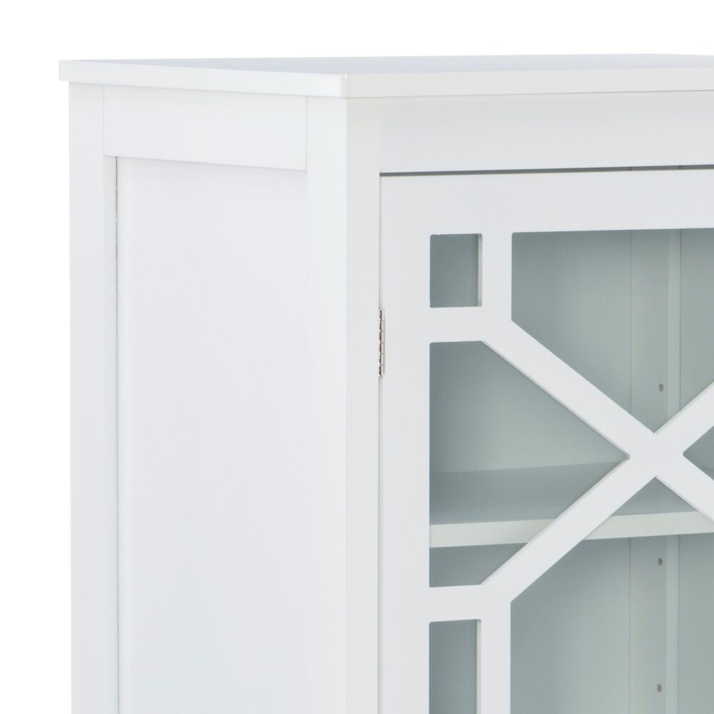 Linon Home Decor Fetti Small Cabinet in White, , large