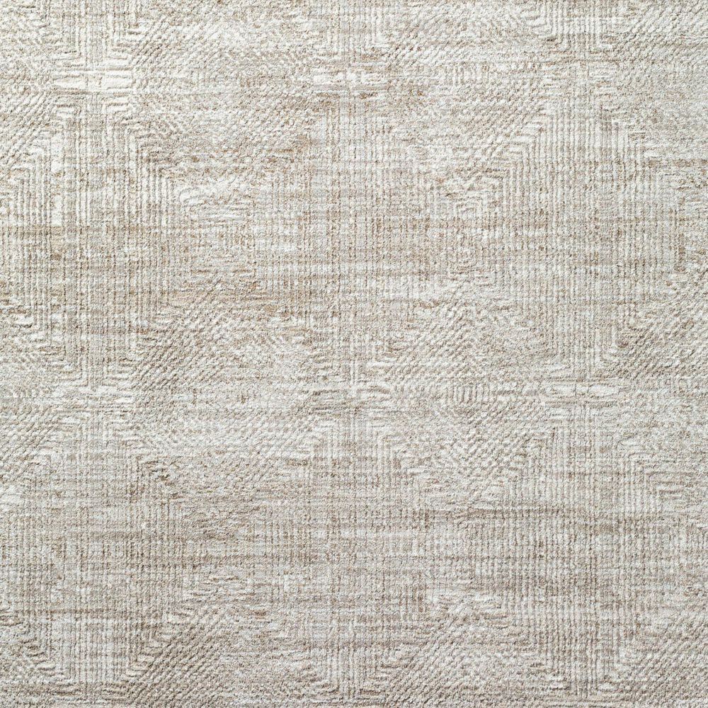 Surya Masterpiece Light Gray, Cream and Medium Gray 6'7" x 9'6" Area Rug, , large