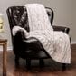 Chanasaya Home 50" x 65" Deco Faux Fur Throw Blanket in Creme, , large