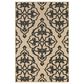 Oriental Weavers Cayman 1B 9"10" x 12"10" Sand and Charcoal Area Rug, , large