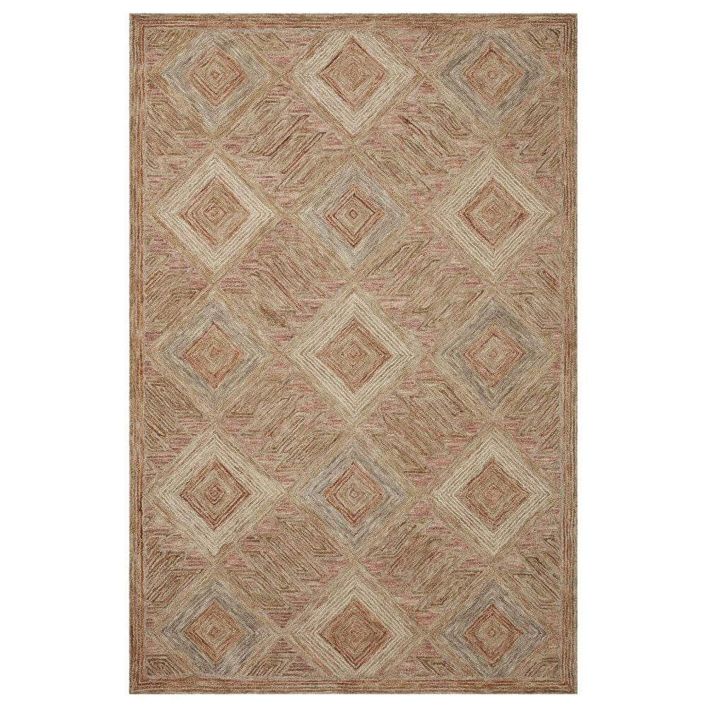 Loloi II Varena 7"9" x 9"9" Berry and Multi Area Rug, , large