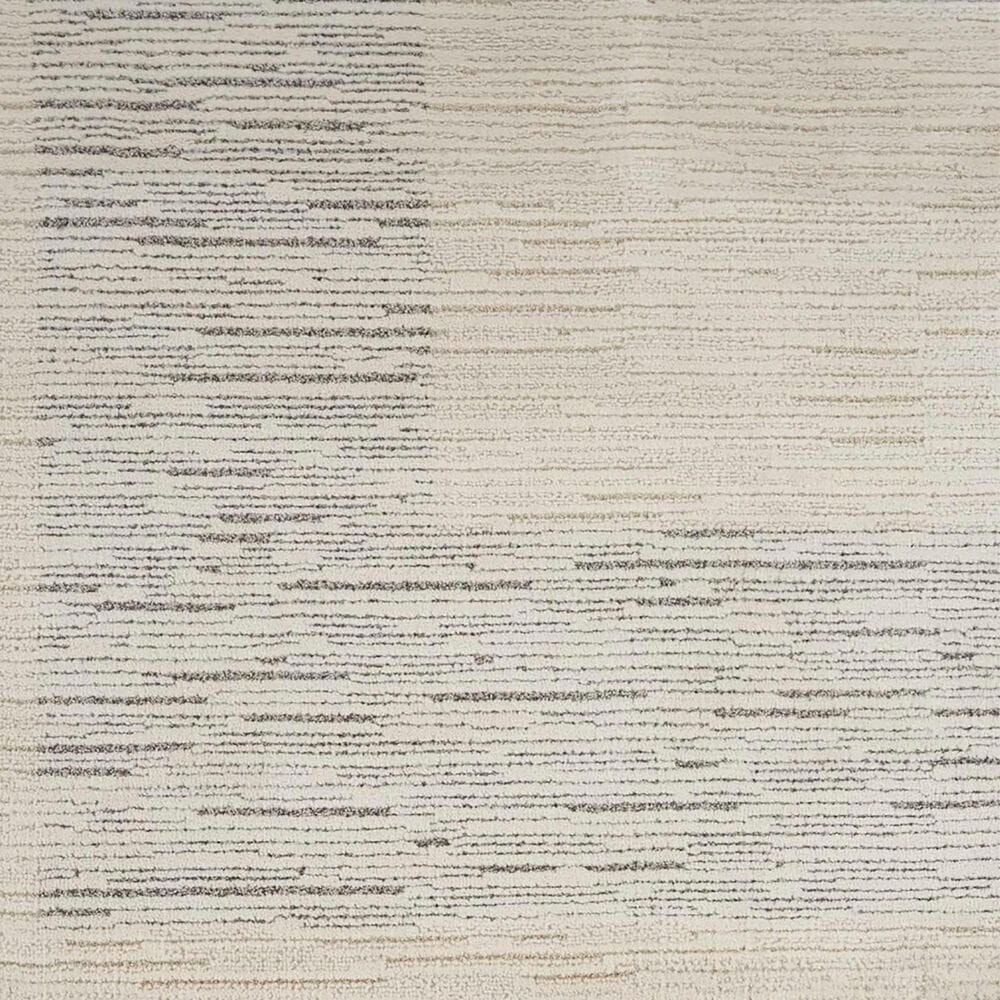 Nourison Andes AND05 2&#39;2&quot; x 7&#39;6&quot; Ivory and Grey Runner, , large
