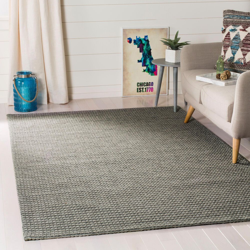 Safavieh Natura NAT801H 5&#39; x 8&#39; Dark Grey Area Rug, , large