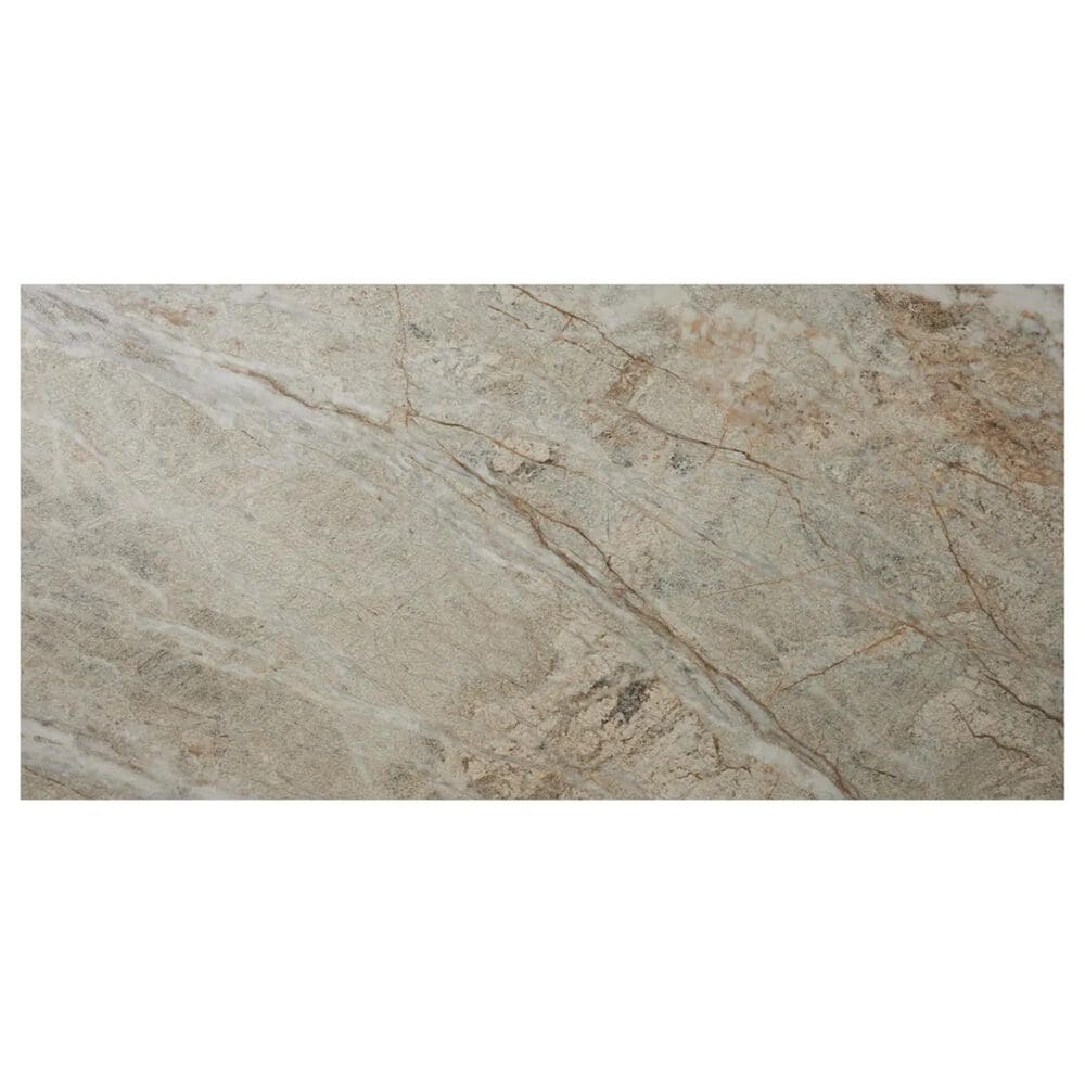 Soho Studio Monarx Taupe Gray 24" x 48" Satin Porcelain Tile, , large