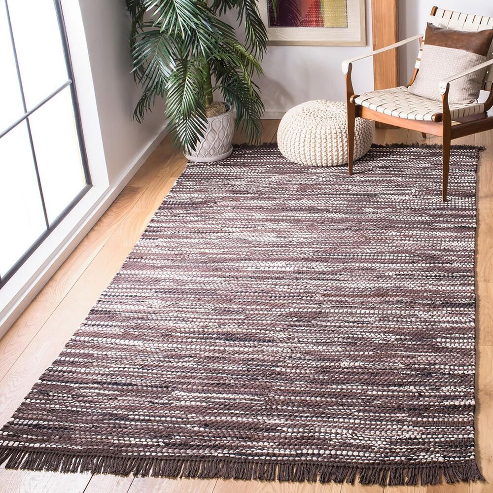 Safavieh Montauk 3&#39; x 5&#39; Brown and Ivory Area Rug, , large