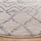 Safavieh Tulum TUL270A 3" Round Ivory and Grey Area Rug, , large