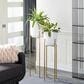 Maple and Jade Dome Planter with Removable Stand in Polished White and Gold (Set of 2), , large