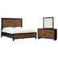 Ashley Kraeburn 3-Piece King Bedroom Set in Brown and Black, , large