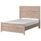 Ashley Senniberg Full Panel Bed in Light Browna and White, , large