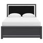 Ashley Zuraleus 5-Piece Queen Panel Bedroom Set in Matte Black, , large