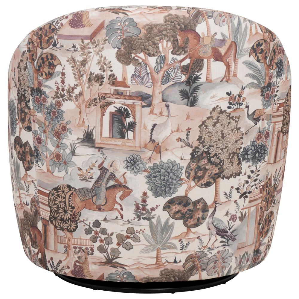 Linon Home Decor Carlos Swivel Chair in Multicolor, , large