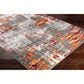 Surya Rafetus ETS-2305 7"10" x 10"2" Burnt Orange and Medium Gray Area Rug, , large
