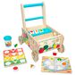 Melissa & Doug Wooden Shape Sorting Grocery Cart, , large