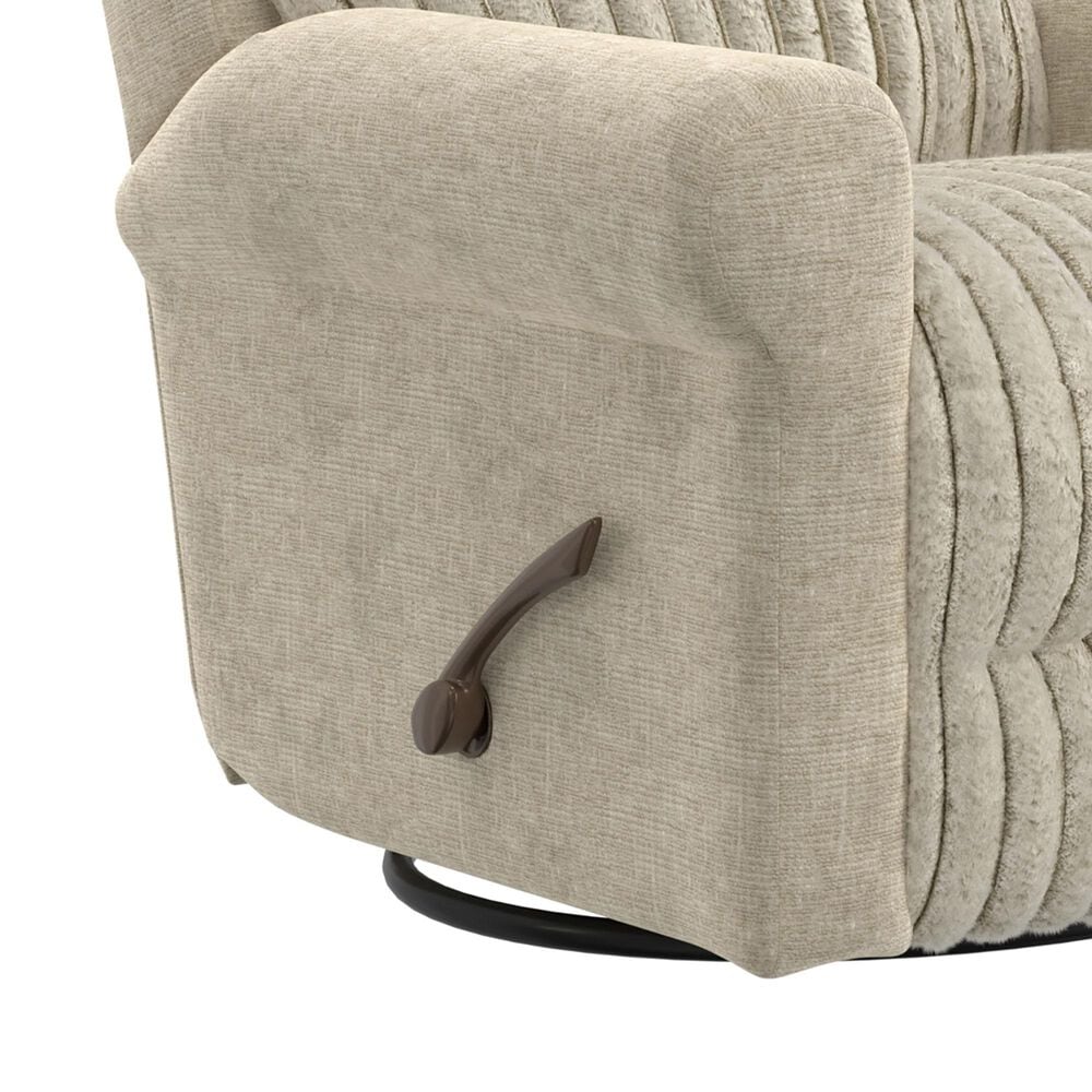 Catnapper Foxy Swivel Glider Recliner in Porcelain, , large