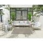 Nourison Courtyard Ivory and Silver 5" Square Indoor/Outdoor Area Rug, , large