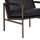 Ashley Puckman Leather Accent Chair in Black, , large