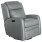 Smith Brothers Power Motorized Glider Recliner with Headrest in Medium Gray, , large