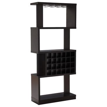 Furniture of America Rouse Wine Stand in Cappuccino, , large