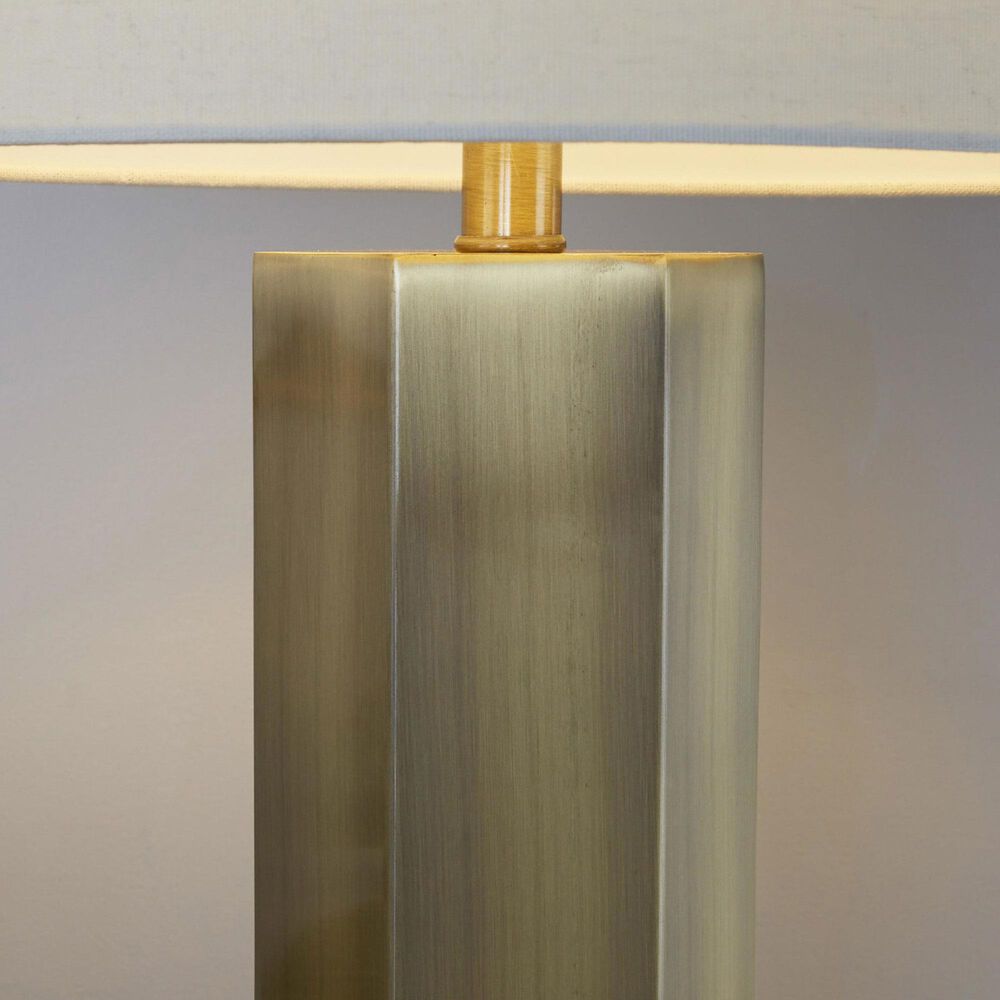 Grandview Gallery Huit Metal Table Lamp in Antique Brass, , large