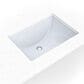 MSI 18.5" x 13.75" Rectangular Porcelain Undermount Bathroom Vanity Sink in White, , large