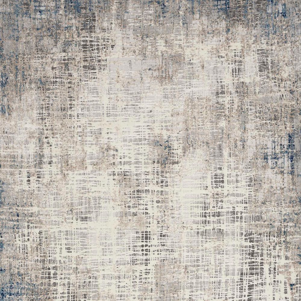 Nourison Infinity 2&#39;2&quot; x 7&#39;6&quot; Blue and Multicolor Runner, , large