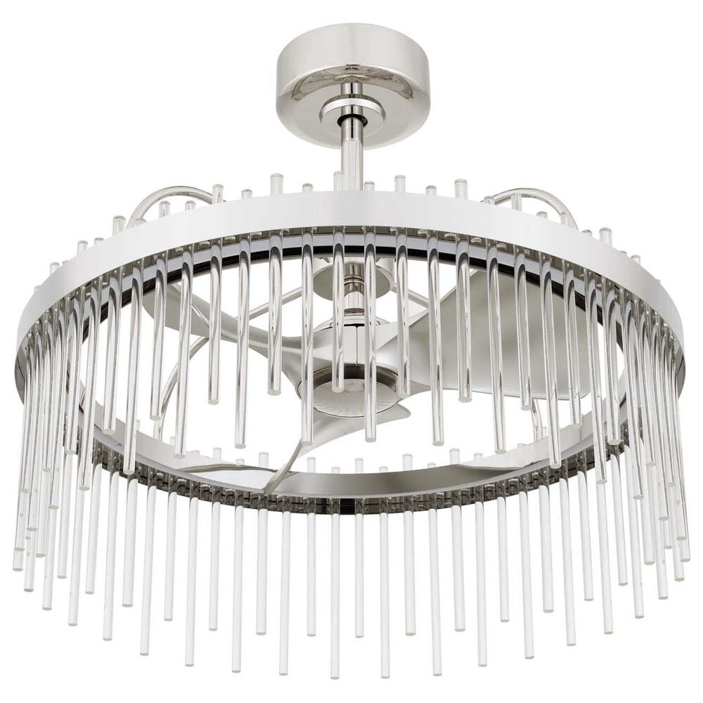 Cal Lighting Anzio Ceiling Fandelier with Light in Chrome, , large