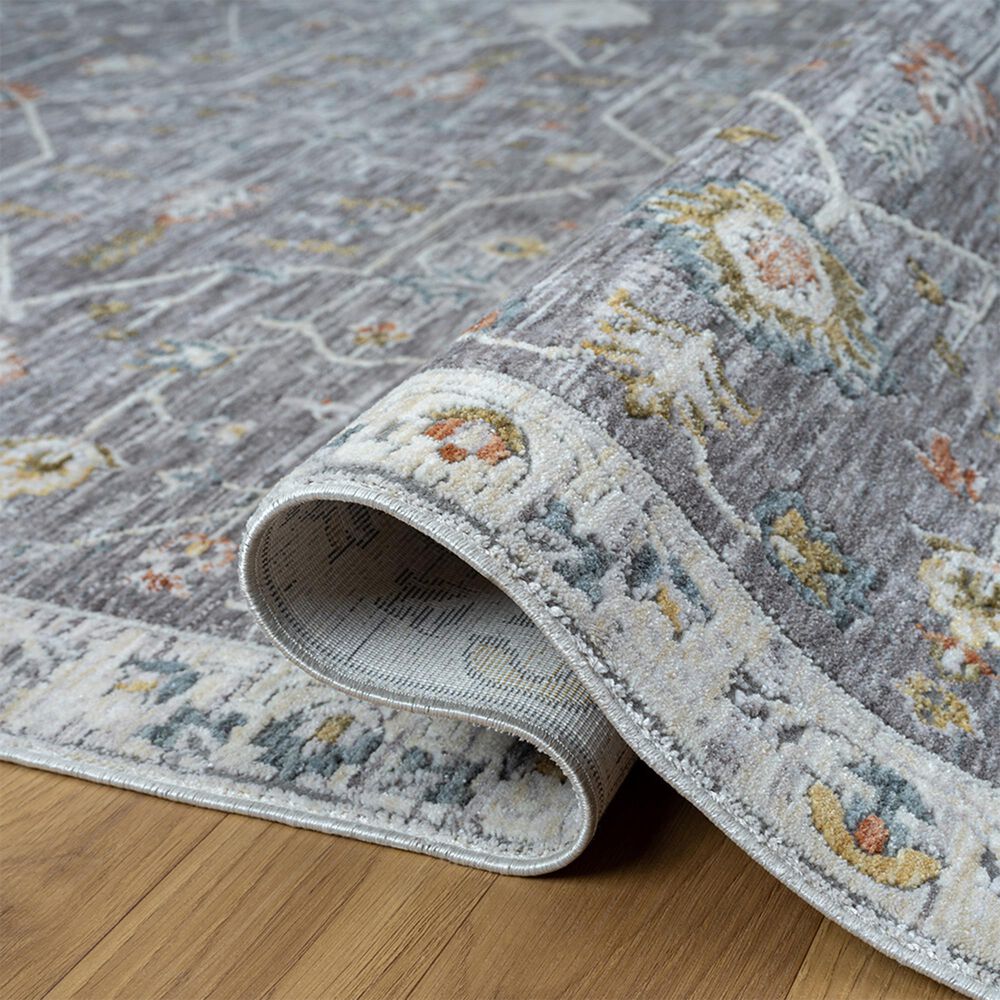 L&amp;R Resources Allure Gray and Ivory 9&#39; x 12&#39; Area Rug, , large