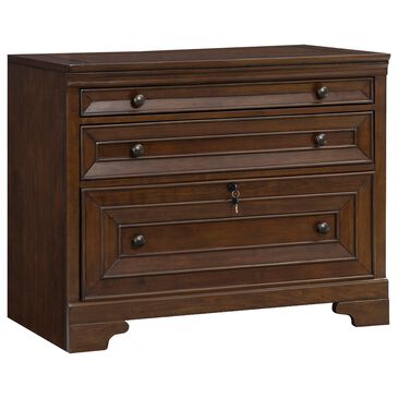 Riva Ridge Arlington Workstation Combo File in Classic Brown, , large