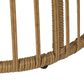 Hearth and Haven Elaine Outdoor Faux Rattan Side Table with Cage Frame Design in Light Brown, , large