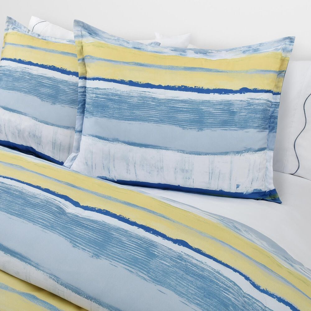 J. Queen New York Seashore 3-Piece King/California King Comforter Set in Blue, White and Yellow, , large