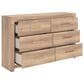 Ashley Kinlanni 6-Drawer Dresser in Tan, , large
