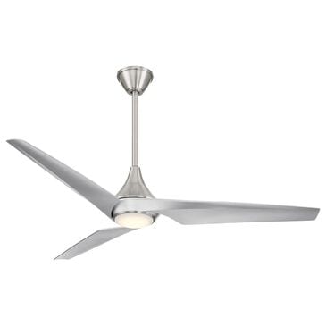 Minka-Aire Switch 60" 3-Blade LED Smart Dual Mount Ceiling Fan in Brushed Nickel, , large