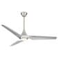 Minka-Aire Switch 60" 3-Blade LED Smart Dual Mount Ceiling Fan in Brushed Nickel, , large