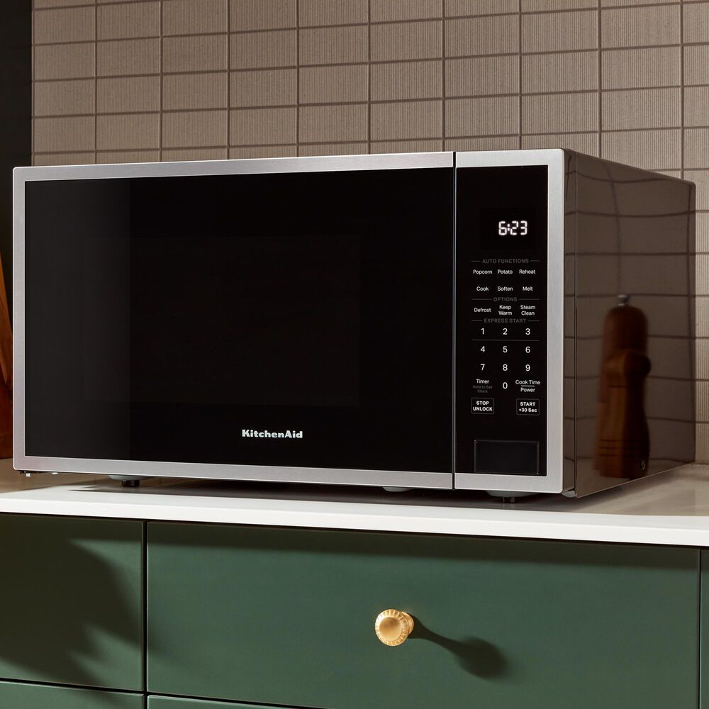 Whirlpool 1.5 Cu. Ft. Countertop Microwave in PrintShield Stainless Steel, , large