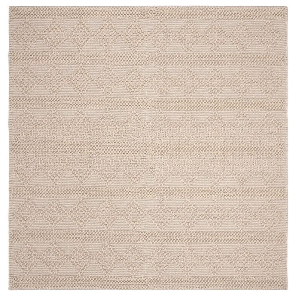 Safavieh Natura Transitional 5" Square Ivory Area Rug, , large